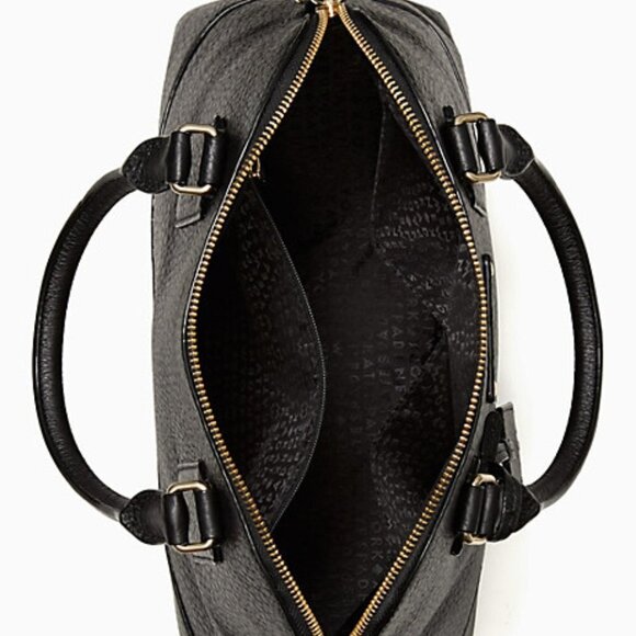 NWT Kate Spade black small leather satchel handbag - Picture 5 of 10
